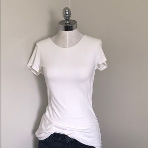 Express double knit scoop neck tee